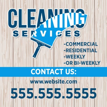 Picture of 12" x 12" Cleaning Services 6