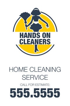 Picture of 18" x 12" Cleaning Services 1
