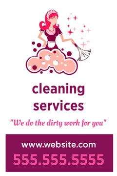 Picture of 18" x 12" Cleaning Services 5