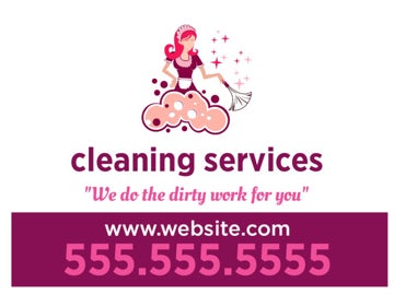 Picture of 18" x 24" Cleaning Services 5
