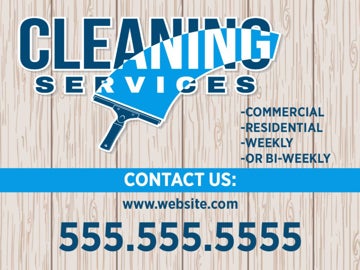 Picture of 18" x 24" Cleaning Services 6