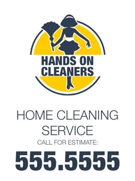Picture of 24" x 18" Cleaning Services 1