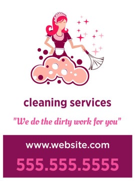 Picture of 24" x 18" Cleaning Services 5