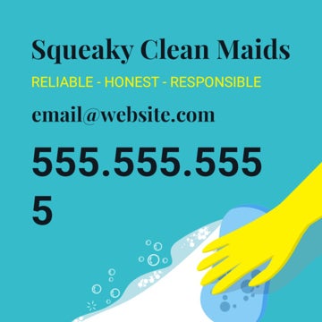 Picture of 24" x 24" Cleaning Services 3