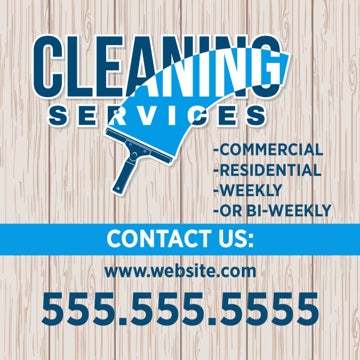 Picture of 24" x 24" Cleaning Services 6