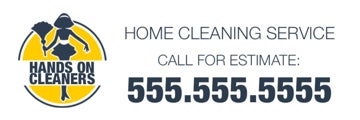 Picture of 6" x 18" Cleaning Services 1