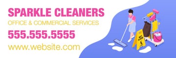 Picture of 6" x 18" Cleaning Services 8