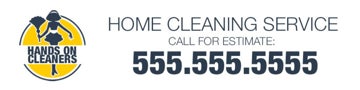 Picture of 6" x 24" Cleaning Services 1