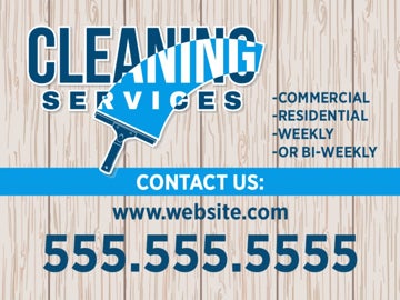 Picture of 9" x 12" Cleaning Services 6