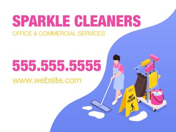 Picture of 9" x 12" Cleaning Services 8