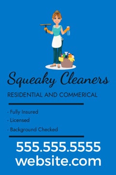 Picture of 18" x 12" Cleaning Services 878756832