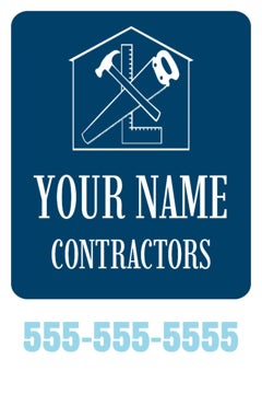 Picture of 18" x 12" Contractor Services 946862
