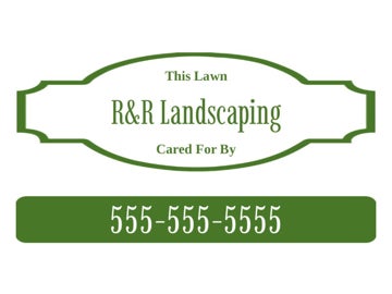 Picture of 9" x 12" Landscaping Services 17099863