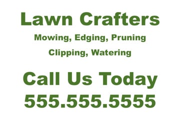 Picture of 12" x 18" Landscaping Services 948650