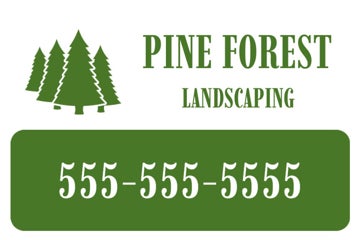 Picture of 12" x 18" Landscaping Services 948773