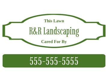 Picture of 18" x 24" Landscaping Services 17099863