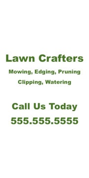 Picture of 24" x 12" Landscaping Services 948650