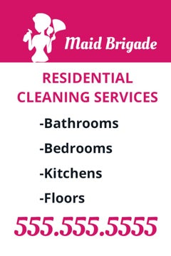 Picture of 18" x 12" Cleaning Services 878756842