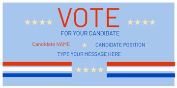 Picture of Political Banner 03 - 3x6