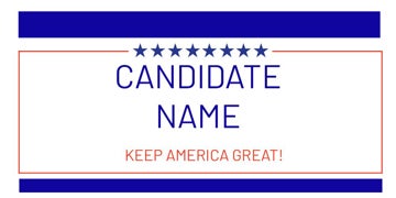 Picture of Political Banner 05 - 3x6