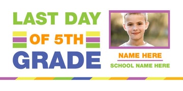 Picture of Elementary School Photo Banner 2- 4x8