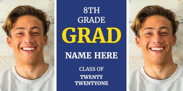 Picture of Middle School Photo Banner 1- 4x8