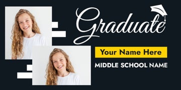 Picture of Middle School Photo Banner 2- 4x8