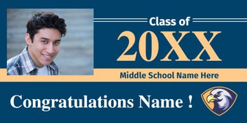 Picture of Middle School Photo Banner 8- 4x8