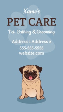 Picture of Magnetic Business card_Petcare - Vertical