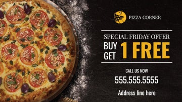 Picture of Magnetic Promotional_Pizza offer - Horizontal