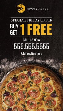 Picture of Magnetic Promotional_Pizza offer - Vertical