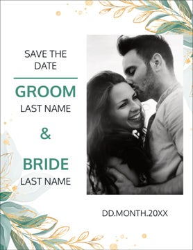 Picture of Save the Date Postcard Magnet 2 - Vertical