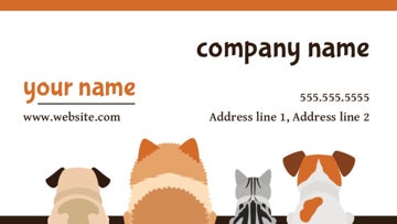 Picture of Pet Care Business Magnet 3 - Horizontal