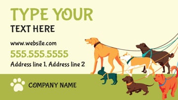 Picture of Pet Care Business Magnet 10 - Horizontal