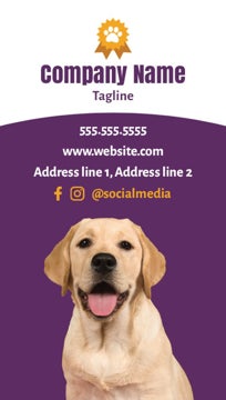 Picture of Pet Care Business Magnet 4- Vertical