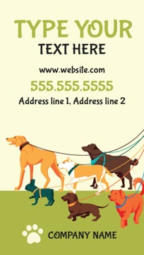 Picture of Pet Care Business Magnet 10- Vertical