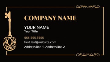 Picture of Real Estate Business Card Magnet 1- Horizontal