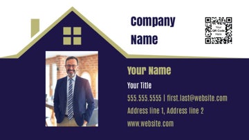 Picture of Real Estate Business Card Magnet 10- Horizontal