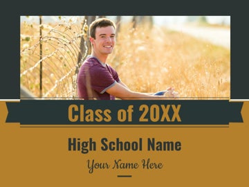 Picture of High School Photo Signs 6