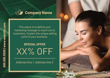 Picture of Beauty/Spa Postcards 3 - 5x7