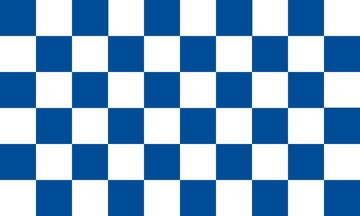 Picture of Blue/White Checkered Flag