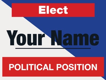 Picture of Political Campaign Sign 15