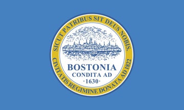 Picture of Boston, MA Flag