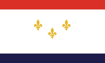 Picture of New Orleans, LA Flag
