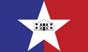 Picture of San Antonio, TX Flag