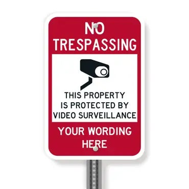 Picture for category Custom Security Signs