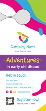 Picture of Education & Child Care 4 - Small Door Hanger