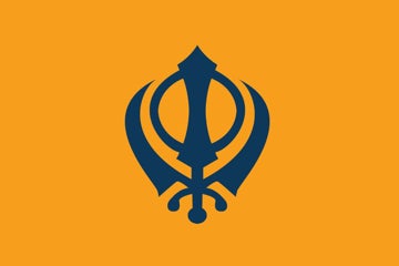 Picture of Sikh Flag - 4x6