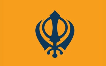 Picture of Sikh Flag - 5x8