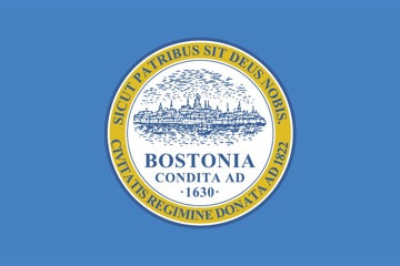 Picture of Boston, MA Flag- 2x3